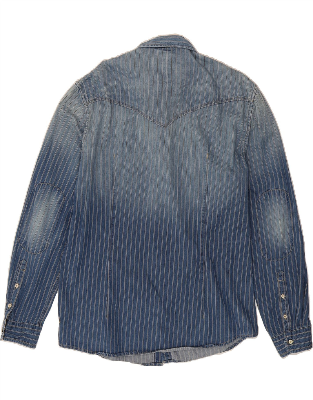 TOM TAILOR Mens Shirt Large Blue Striped Cotton Vintage Tom Tailor and Second-Hand Tom Tailor from Messina Hembry 