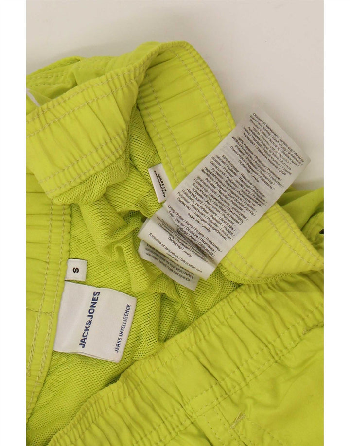 Jack & Jones Pantaloni scurți de înot grafic pentru bărbați Poliester verde mic