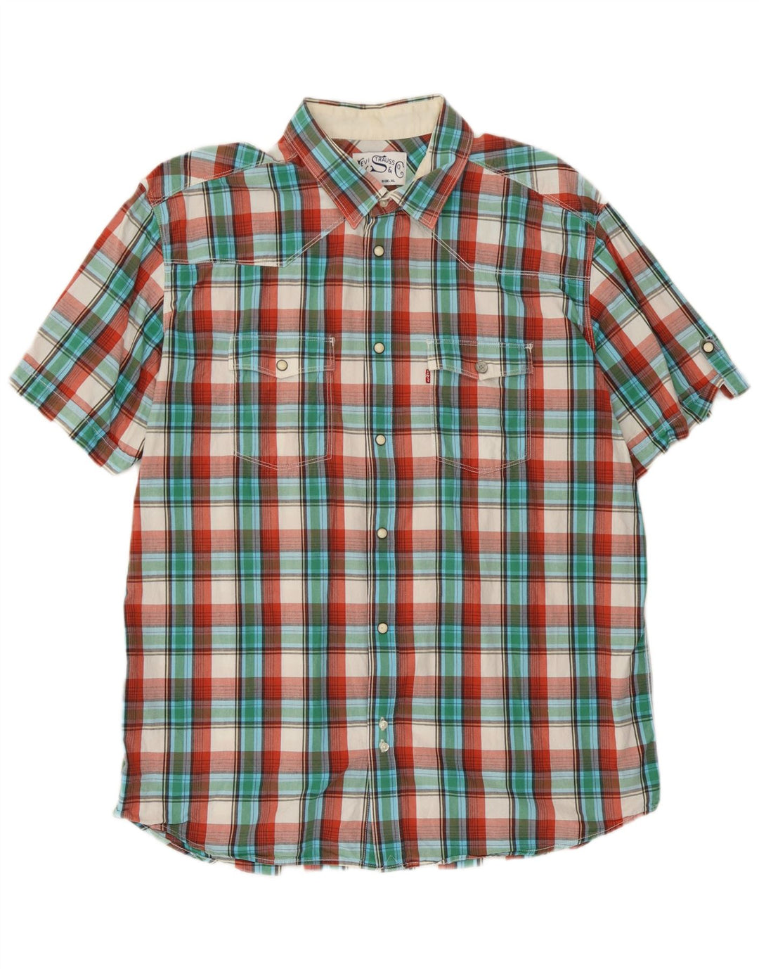Cămașă cu mânecă scurtă pentru bărbați Levi's, XL, multicoloră