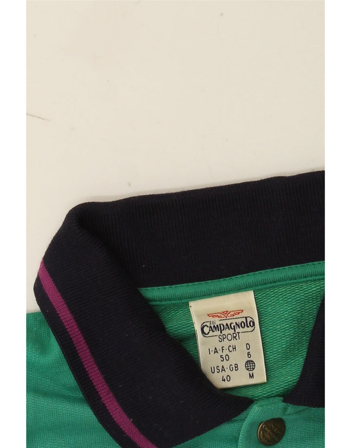 Pulover Campagnolo pentru bărbați UK 40 Turcoaz mediu Colorblock