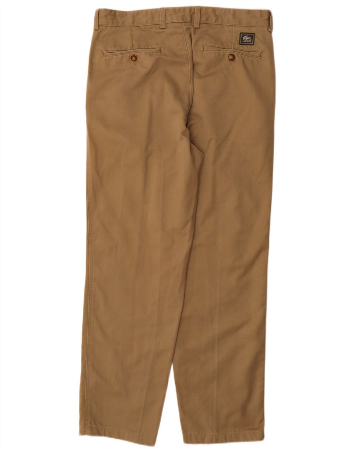 Pantaloni chino drepți pentru bărbați Lacoste Mărimea 40 Medium W32 L30 Bej