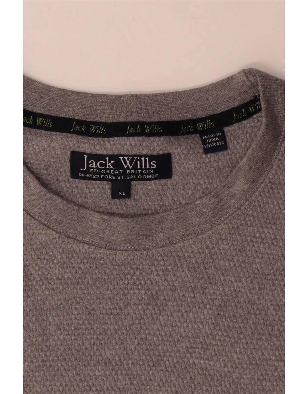 Tricou Jack Wills pentru bărbați Top XL bumbac gri