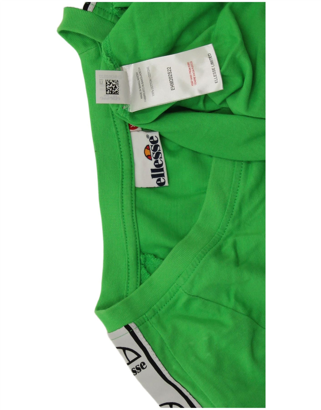 Tricou grafic pentru bărbați ELLESSE Top XL, verde, bumbac color bloc