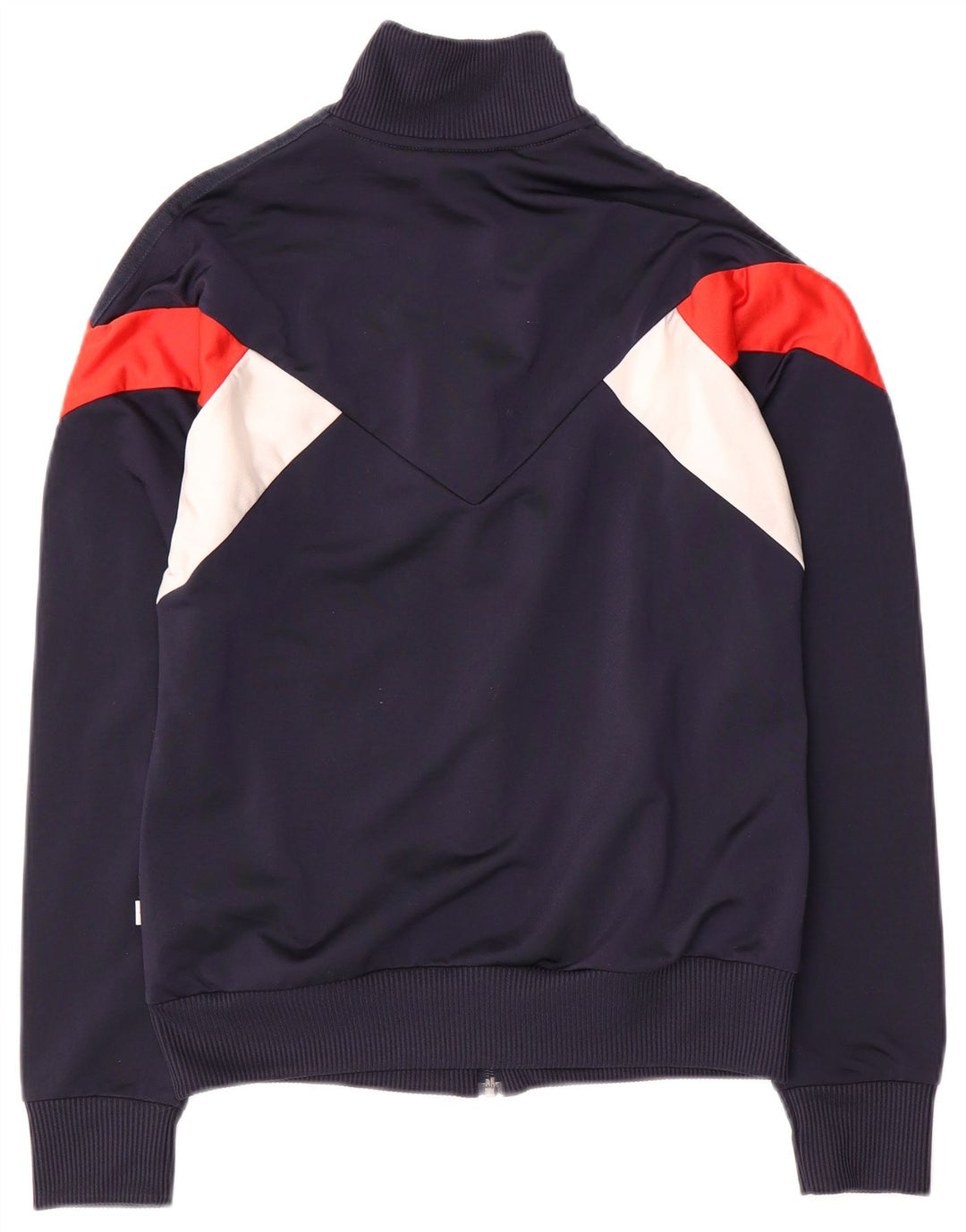 Jachetă de trening pentru femei Adidas UK 12 Medium Bleumarin Colorblock