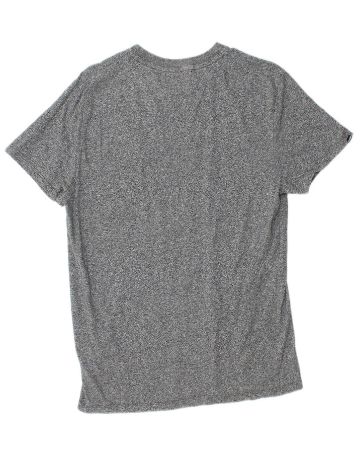 Tricou pentru bărbați Superdry Top din bumbac cu pete gri mediu