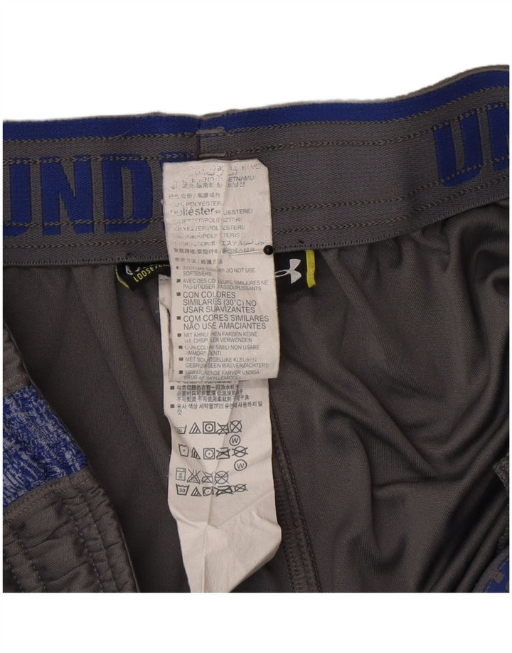 Pantaloni scurți sport Under Armour pentru bărbați, gri mediu, poliester color bloc