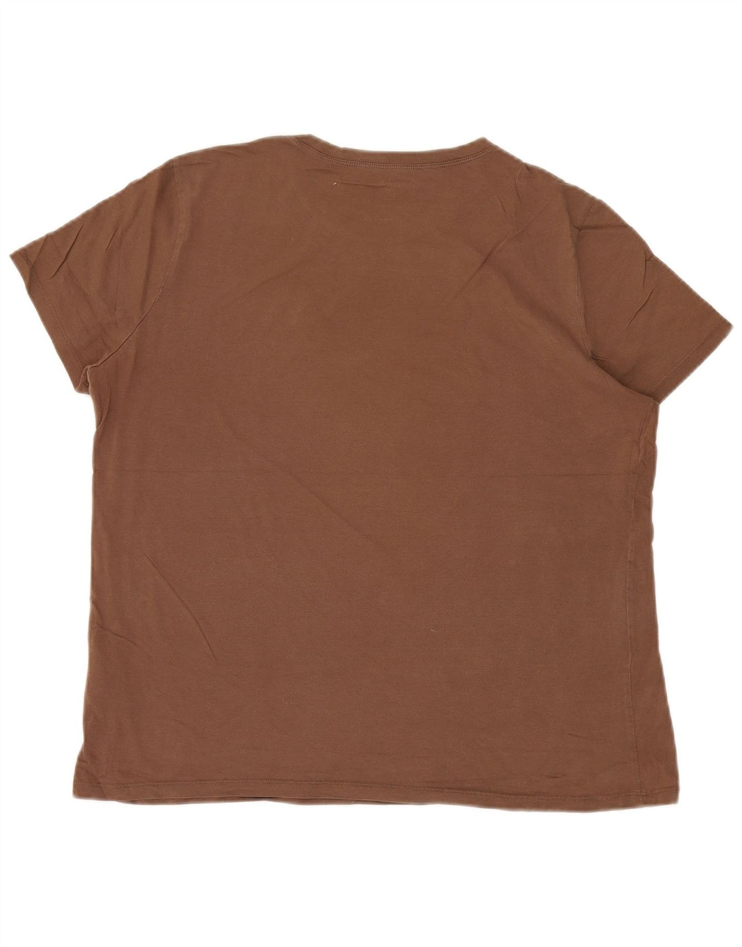EDDIE BAUER Tricou Bărbați Top XL Maro Bumbac