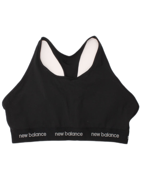 Sutien sport grafic pentru femei New Balance Top XL Black Sports
