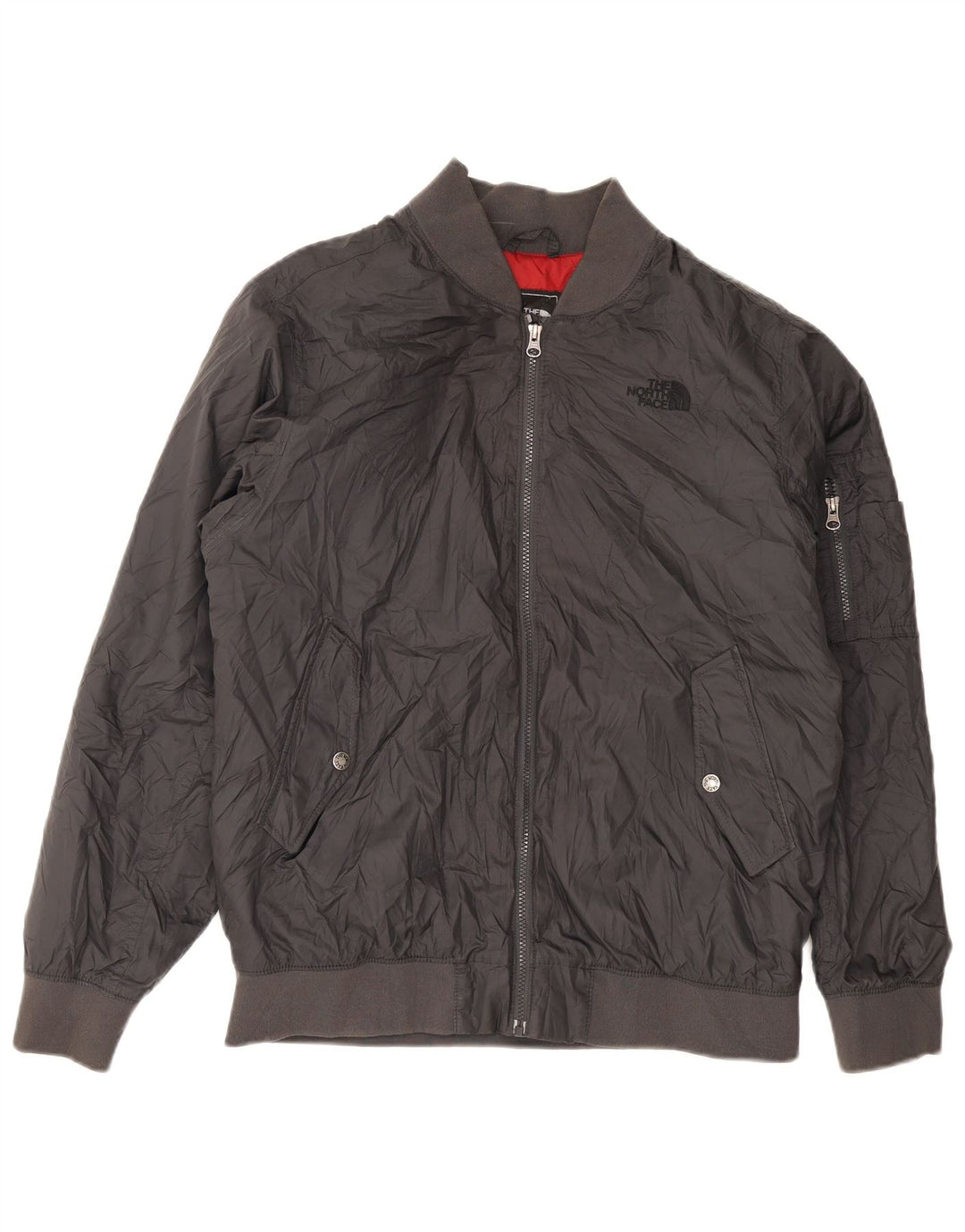 The North Face Mens Bomber Jacket UK 38 Medium Black Nylon