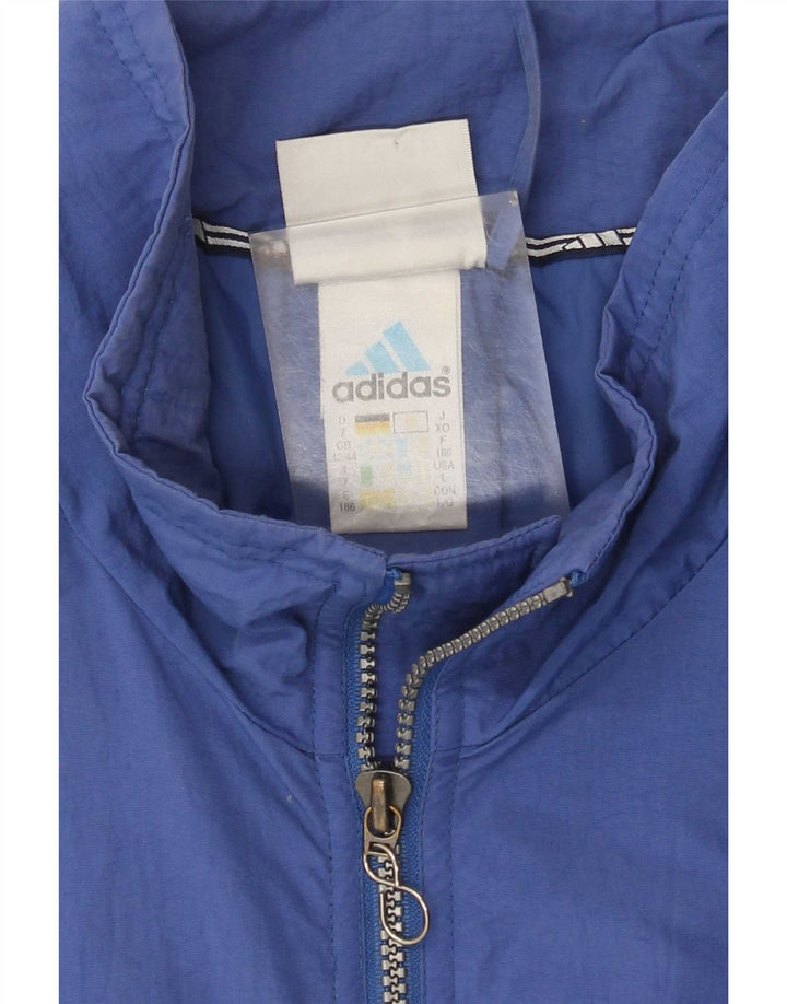 Jachetă de vânt pentru bărbați Adidas UK 42/44 Poliester albastru mare