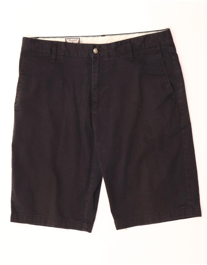 Pantaloni scurți chino pentru bărbați Volcom W34, bumbac negru mare