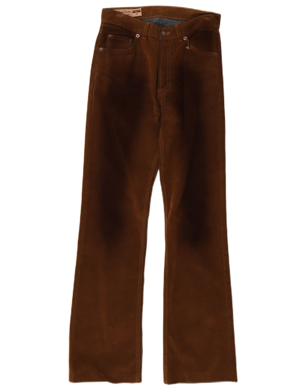 Pantaloni casual pentru femei Marlboro Classics, cu ajustare normală, L26 L30, bumbac maro