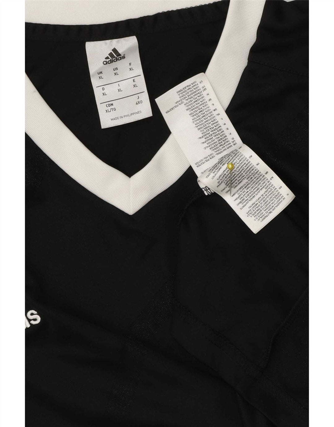 Tricou Adidas Climalite pentru bărbați Top XL Poliester negru