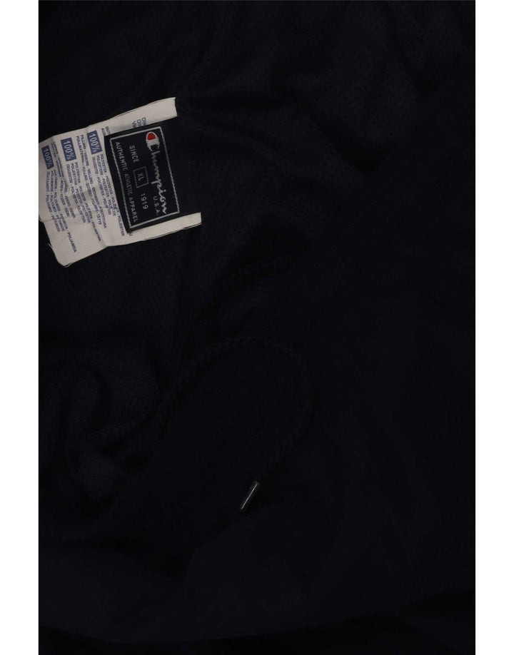 Pantaloni de trening grafic pentru bărbați Champion XL poliester bleumarin