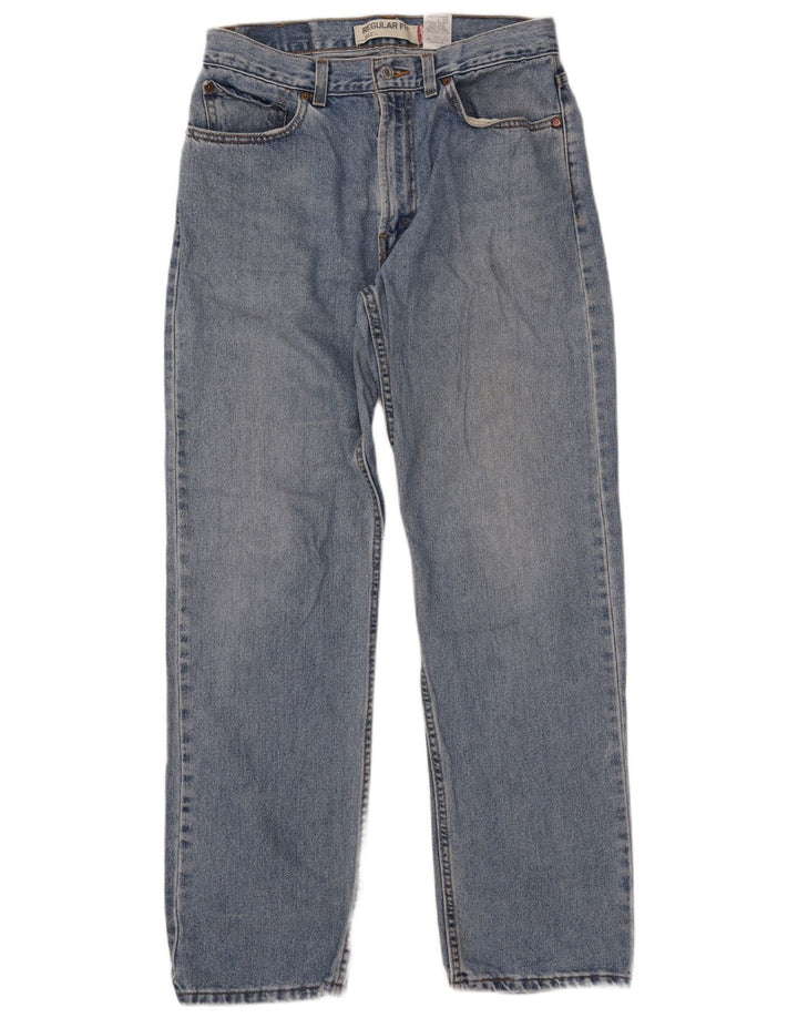 Blugi drepti pentru bărbați LEVI'S 505 Regular Fit W34 L34 Albastru