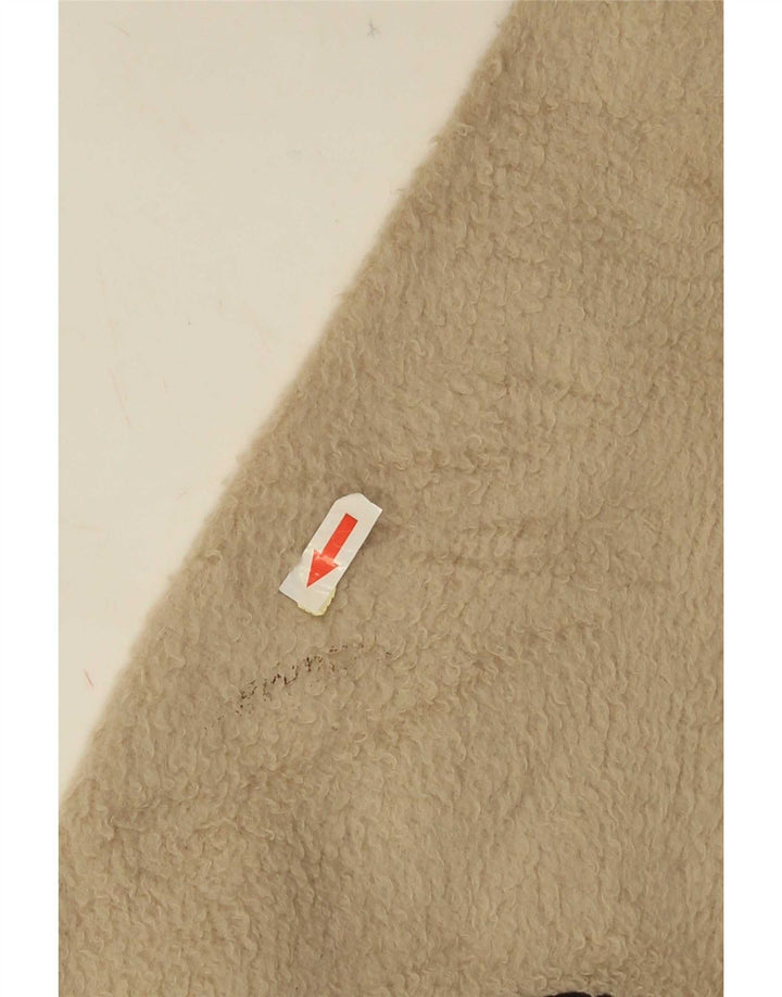 Jachetă fleece pentru bărbați Fila UK 40, mare, bej, poliester