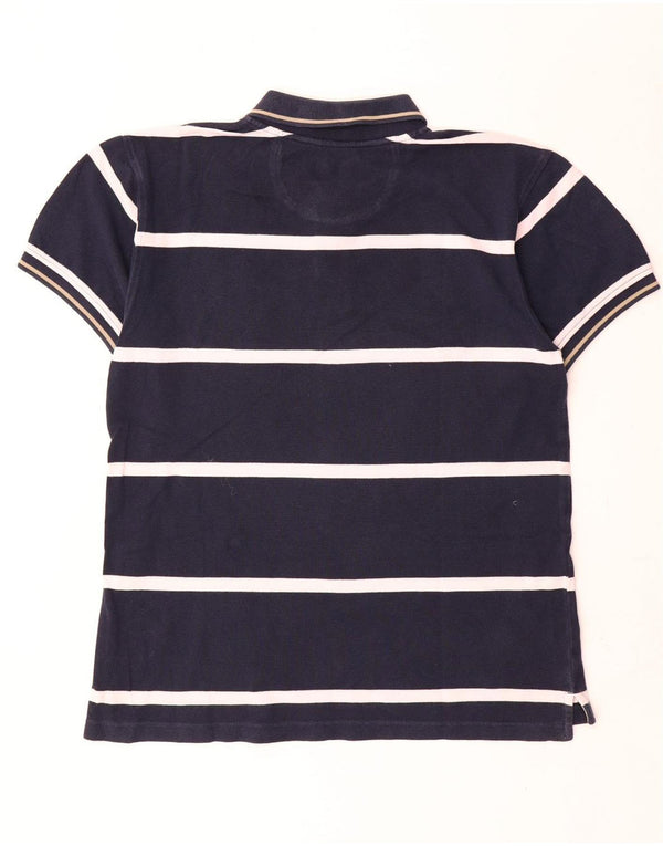 Tricou polo pentru bărbați Henri Lloyd Urban Fit XL, bumbac cu dungi bleumarin
