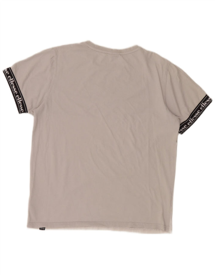 Tricou grafic pentru bărbați Ellesse Top, gri mediu, bumbac color bloc