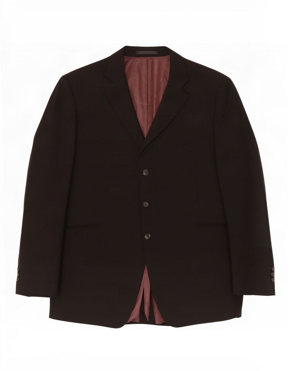 Jachetă pentru bărbați Marks & Spencer cu 3 nasturi, UK 50 3XL, poliester negru
