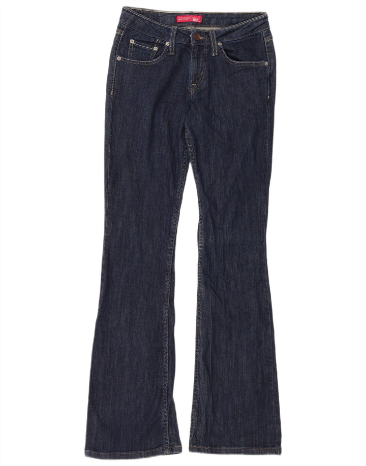 Blugi Levi's pentru femei 518 Super Low Bootcut US 3 Small W28 L31 bleumarin