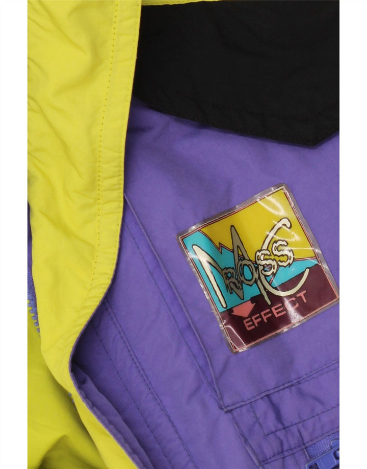 Jachetă căptușită vintage pentru bărbați UK 40 mare violet din poliamidă color bloc