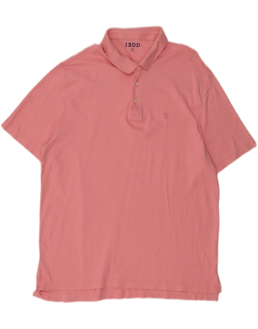 Tricou polo Izod pentru bărbați 2XL bumbac roz
