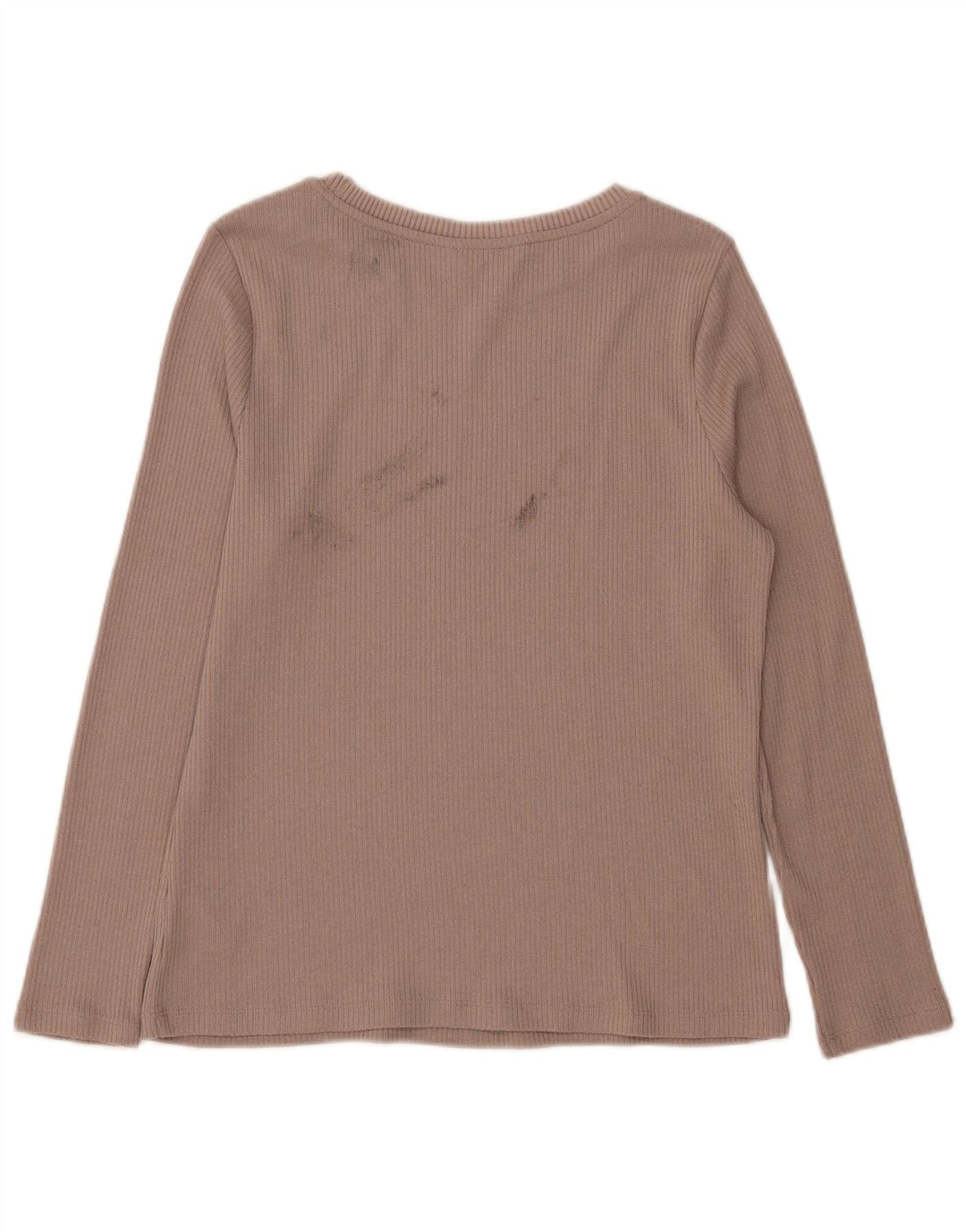 Marks & Spencer Top pentru femei cu mânecă lungă UK 14 Medium Bej Poliester