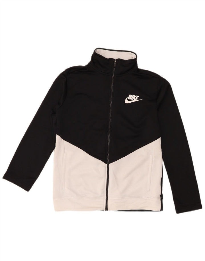 Jachetă de trening pentru băieți Nike 12-13 ani, mare, negru, colorblock