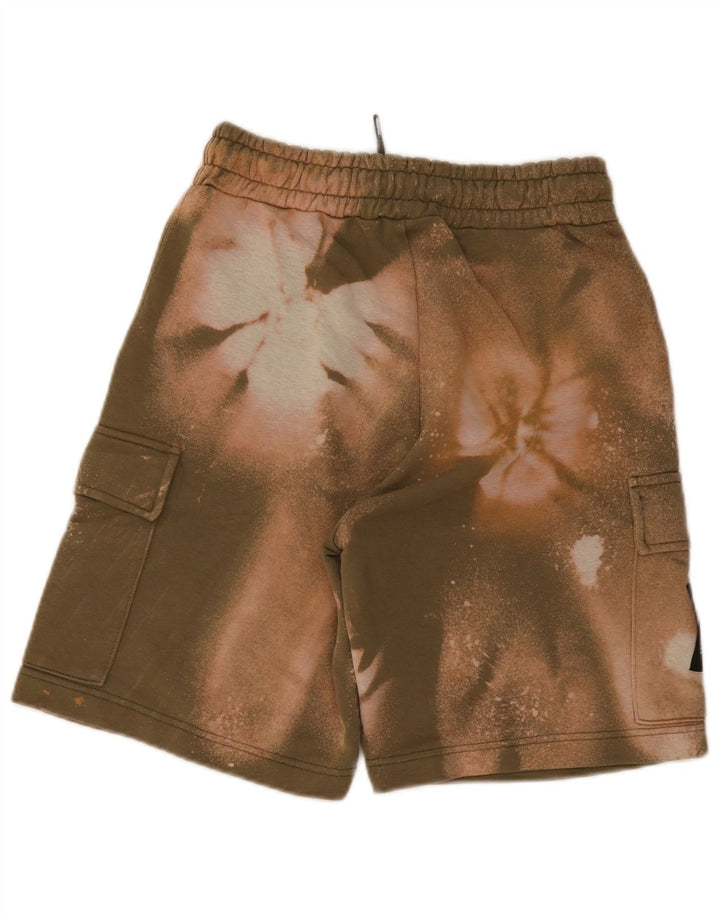 Pantaloni scurti sport cargo pentru bărbați Starter, bumbac colorat Tie Dye, kaki