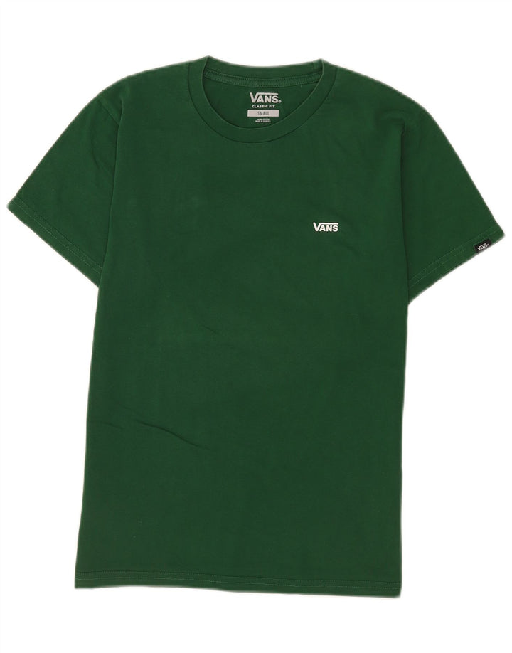 Tricou Vans Classic Fit pentru bărbați Top mic din bumbac verde