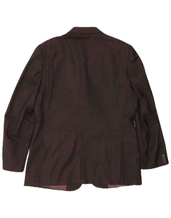 Blazer Massimo Dutti pentru bărbați, cu 3 nasturi, UK 42 XL Lână maro