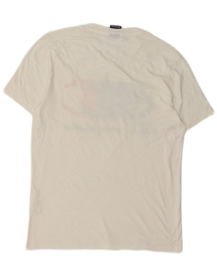 Tricou grafic pentru bărbați Champion Top Medium White Bumbac