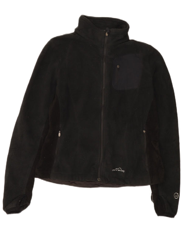 Jachetă fleece pentru femei Eddie Bauer UK 14 Poliester mediu negru