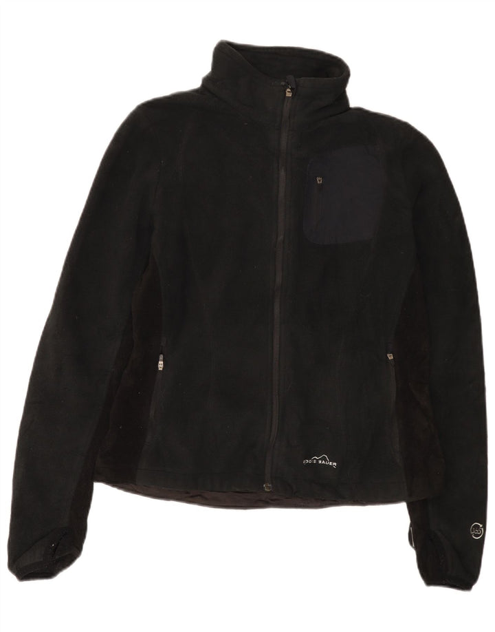 Jachetă fleece pentru femei Eddie Bauer UK 14 Poliester mediu negru
