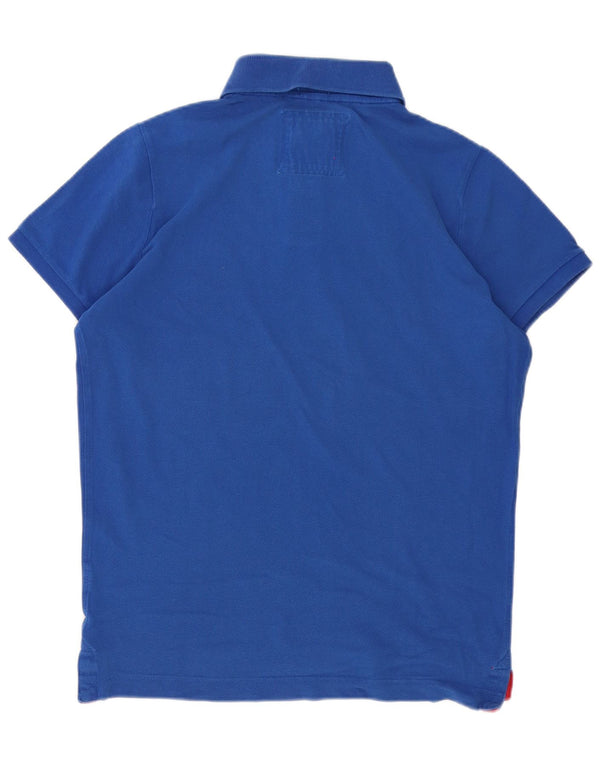Tricou polo pentru bărbați Abercrombie & Fitch XL Albastru