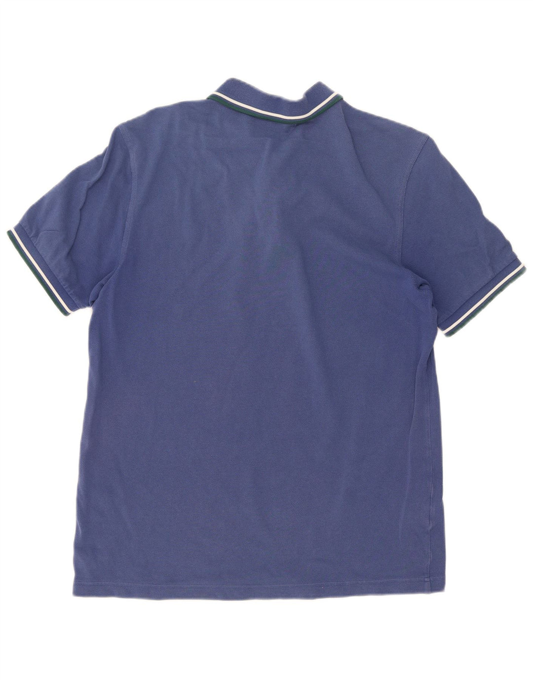 Cămașă polo Fred Perry pentru bărbați, bumbac cu dungi albastre mari