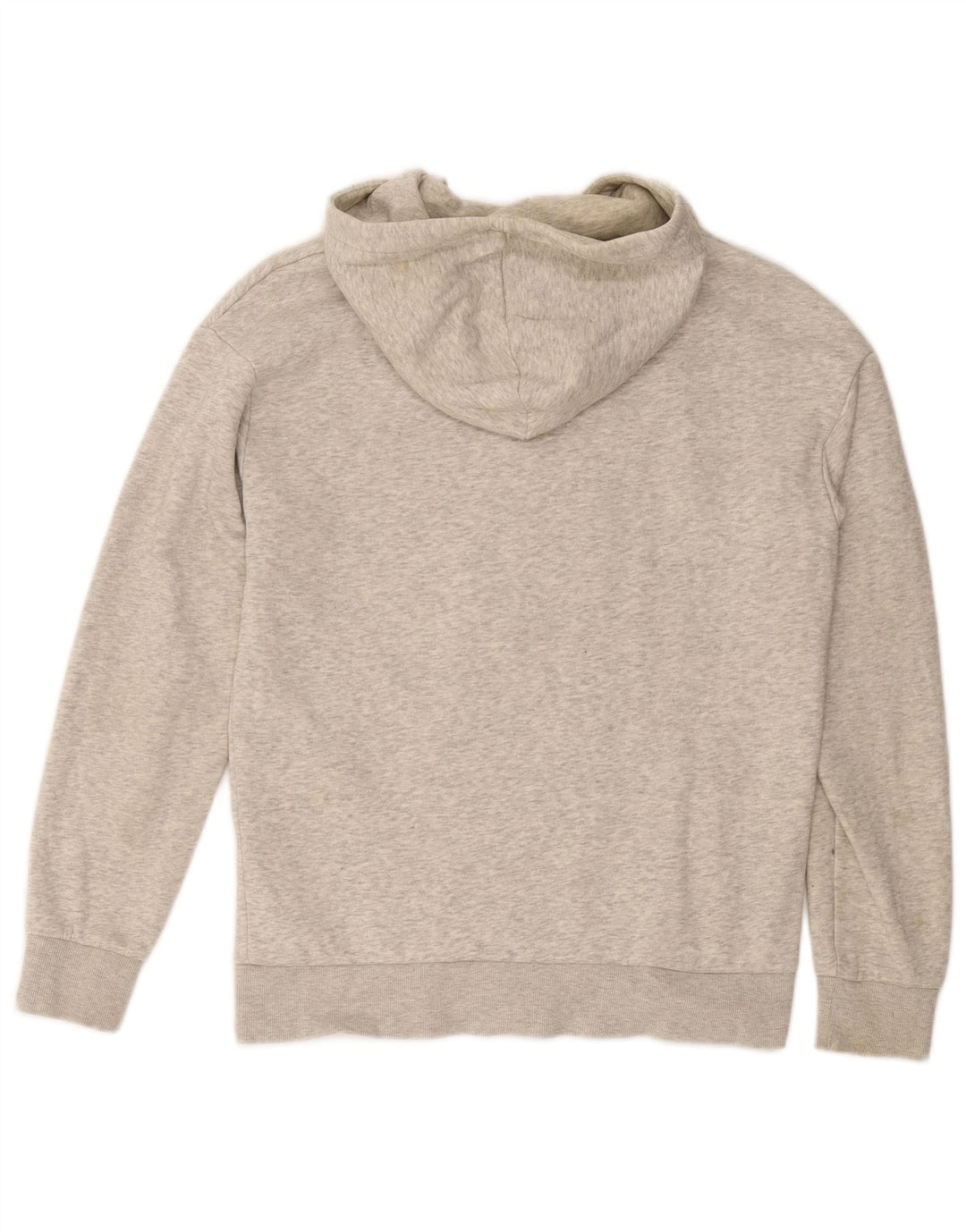 JACK & JONES Pulover cu capota cu fermoar pentru bărbați, bumbac cu pete gri mediu