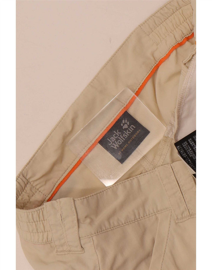 Jack Wolfskin Pantaloni scurti chino pentru femei UK 12 Medium W32 Bej Poliamidă