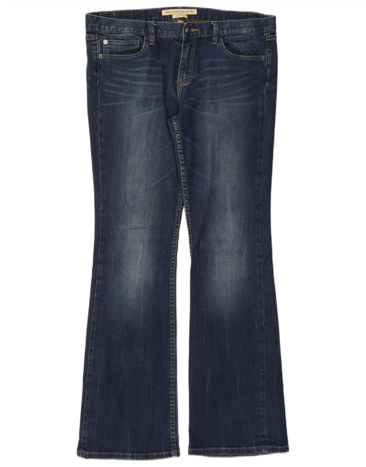 French Connection Blugi evazați Bootcut pentru femei US 16 2XL W38 L33 Bumbac albastru