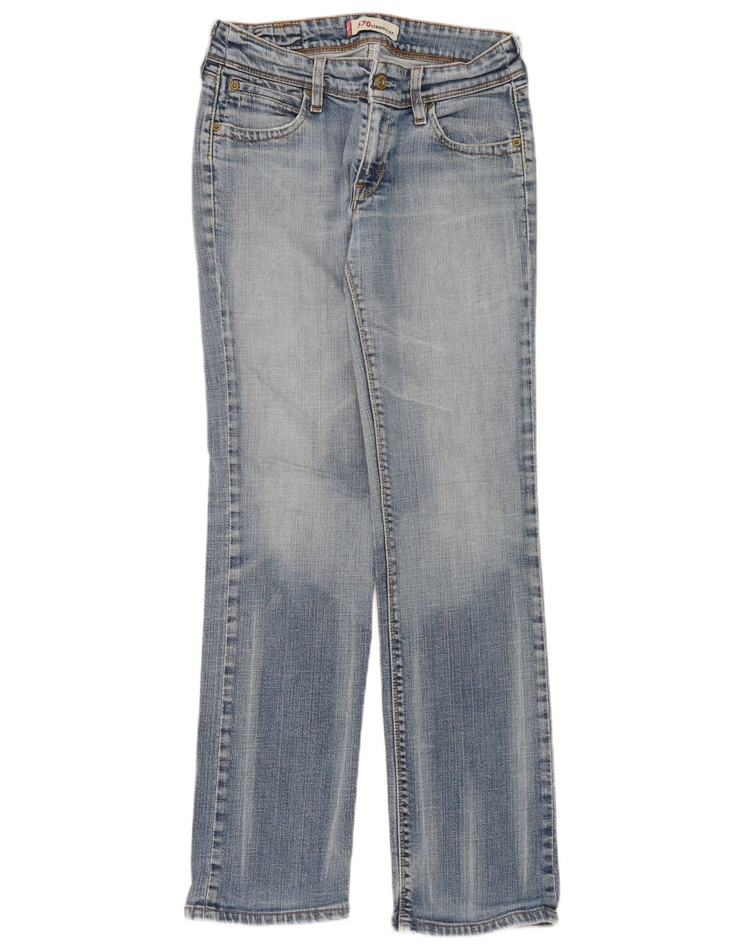 Blugi drepti 570 pentru femei Levi's W31 L31 Bumbac albastru