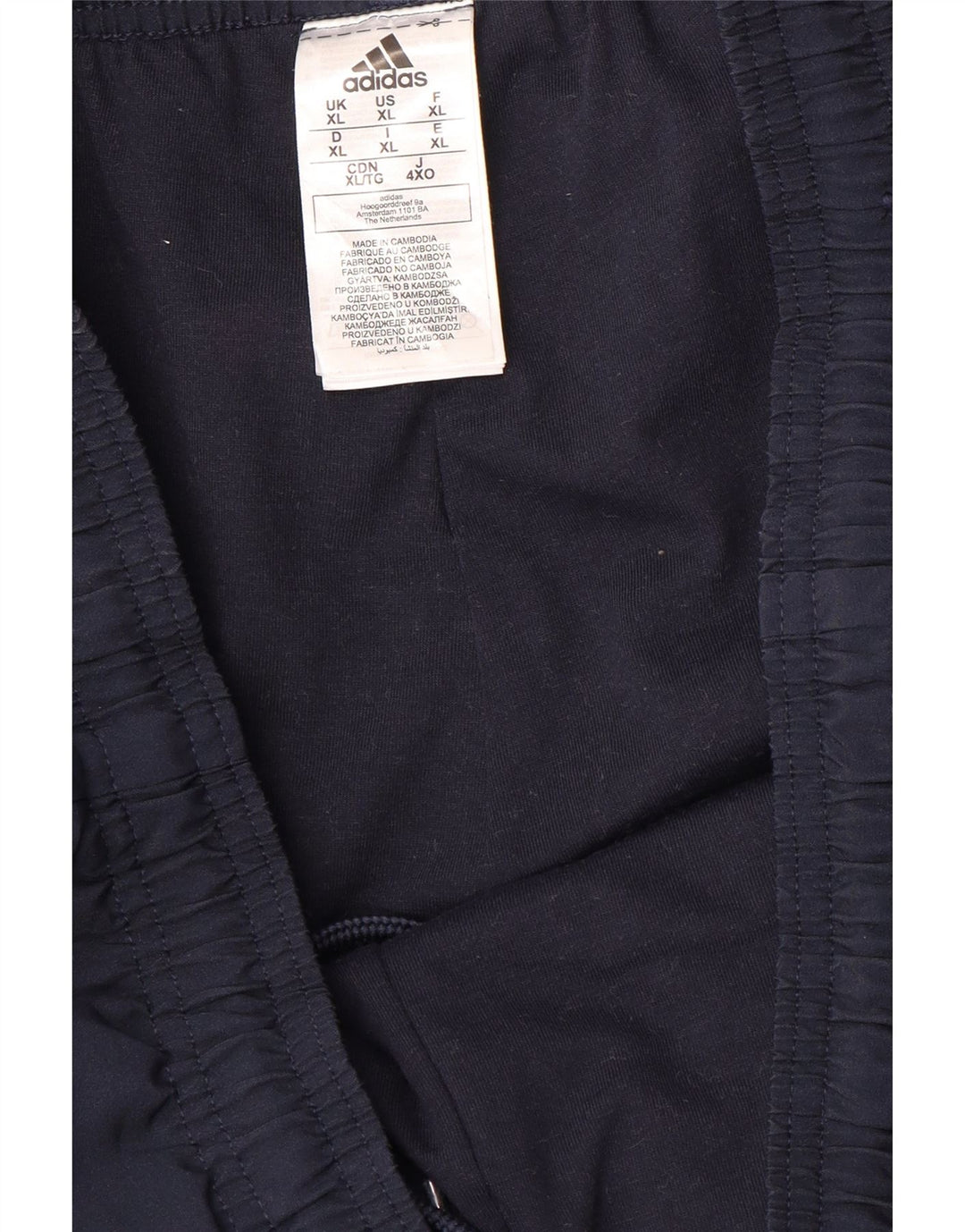 Pantaloni de trening pentru bărbați ADIDAS XL, poliester bleumarin