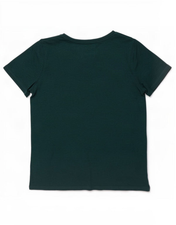 Tricou Superdry pentru femei, UK 14, mare, bumbac cu pete verzi