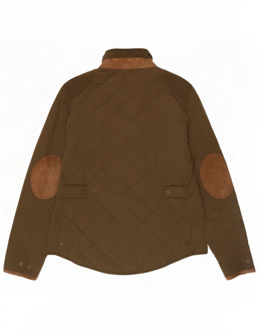 Jachetă matlasată Massimo Dutti pentru femei UK 14 Medium Khaki Nylon