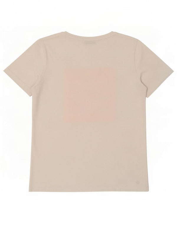 Tricou grafic Tommy Hilfiger pentru femei Top UK 10 Small White Bumbac