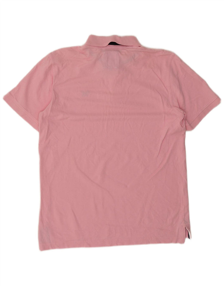 Crew Clothing Tricou polo pentru bărbați, roz mediu