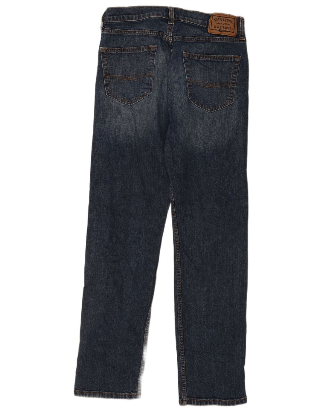 Blugi drepti obișnuiți pentru bărbați Levi's Signature L30 L32 Bumbac albastru