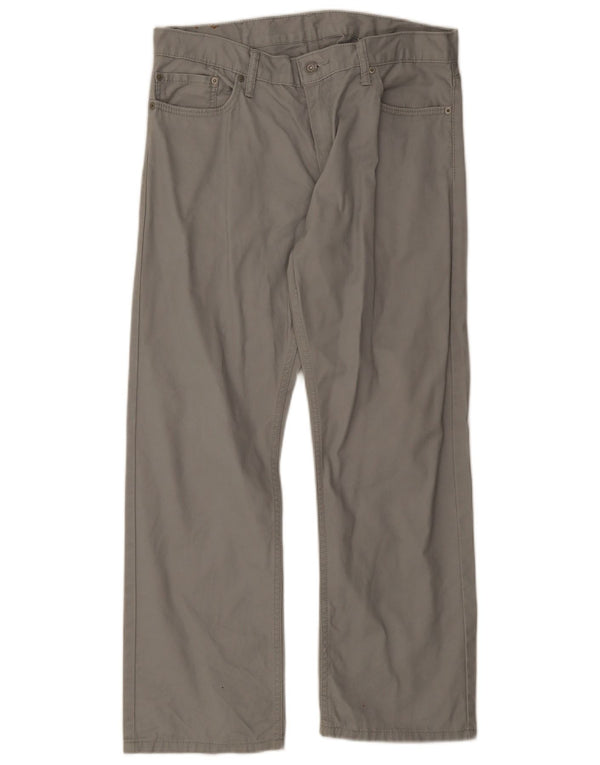 Pantaloni casual drepti pentru bărbați Levi's 514 W38 L30 bumbac gri