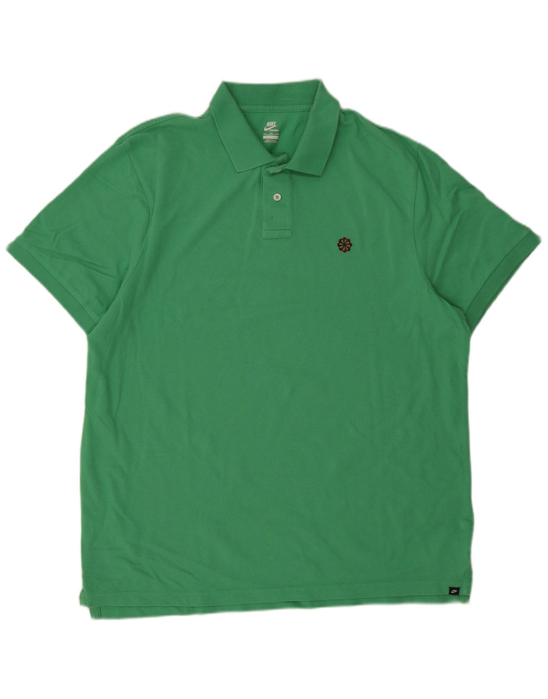 Tricou polo Nike pentru bărbați 2XL, bumbac verde