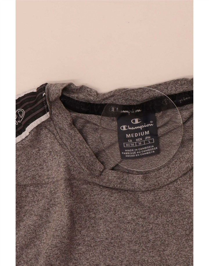 Tricou grafic pentru bărbați Champion Top Medium Gri Colorblock