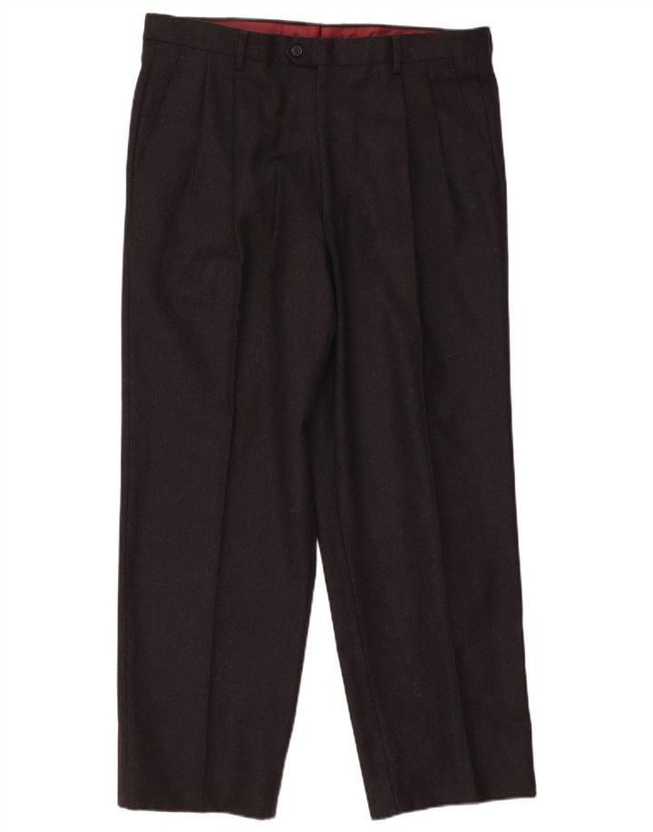 Pantaloni de costum pentru bărbați Titanus IT 52 XL W36 L29 Lână virgină gri